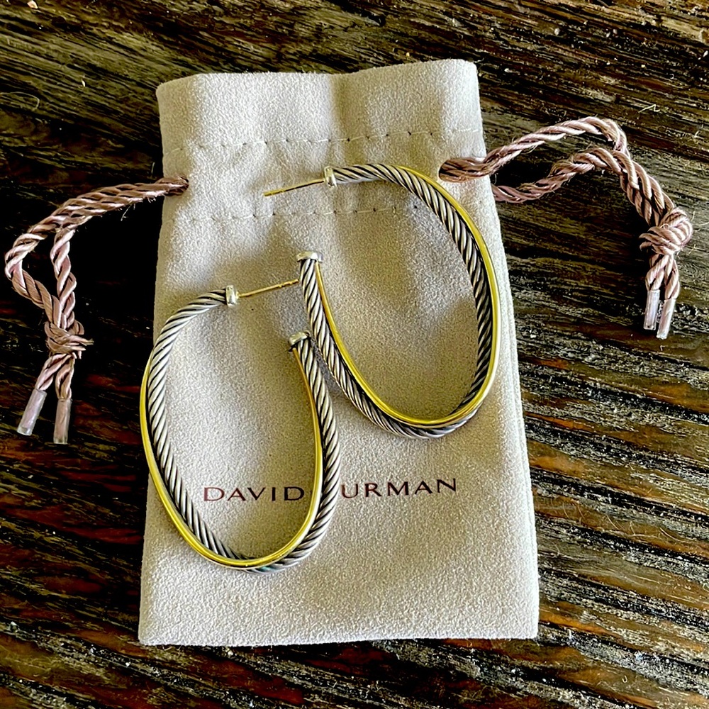 David Yurman Hoop earrings